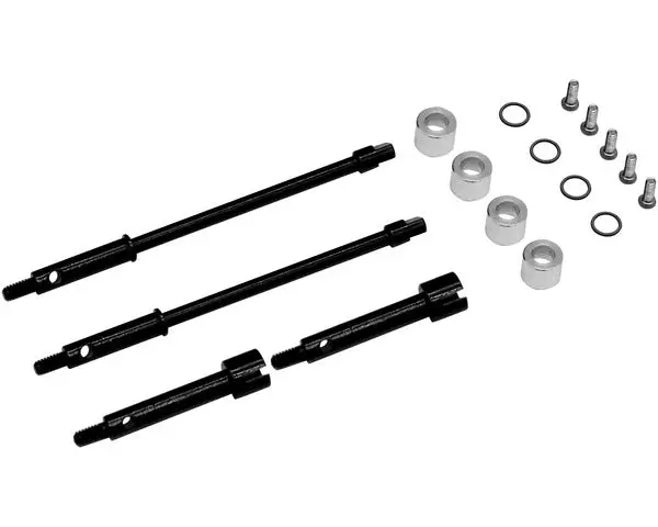 Hot Racing - +4Mm Steel Drive Axles, For Axial Scx24 1
