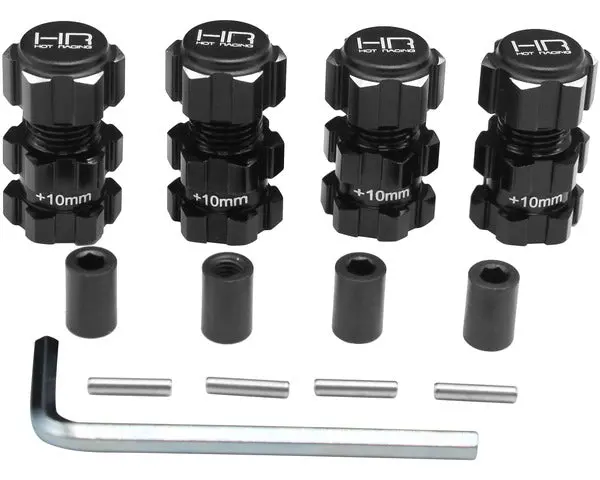 Hot Racing - Aluminum +10Mm 17Mm Splined Hubbs, For Traxxas Maxx 1