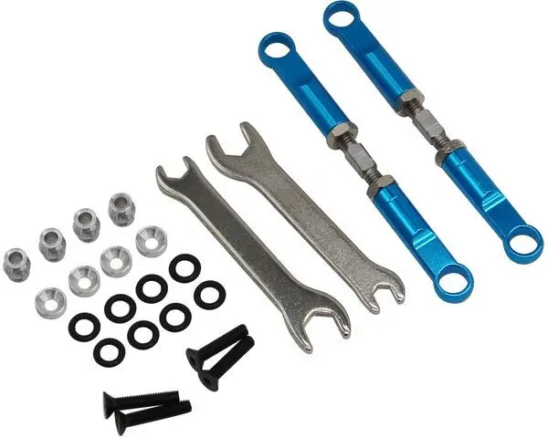 Hot Racing - Aluminum 72Mm Front Turnbuckles, Blue, For Ecx 2Wd 1