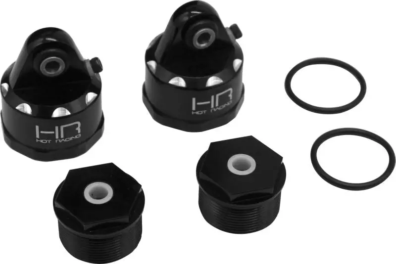 Hot Racing - Aluminum Bleeder Shock Caps Cartridge, For Arrma Shocks, 1/5 1