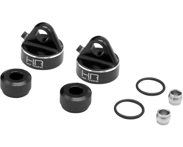 Hot Racing - Aluminum Bleeder Shock Caps, For 6C  Arrma 1/8 Shock 1