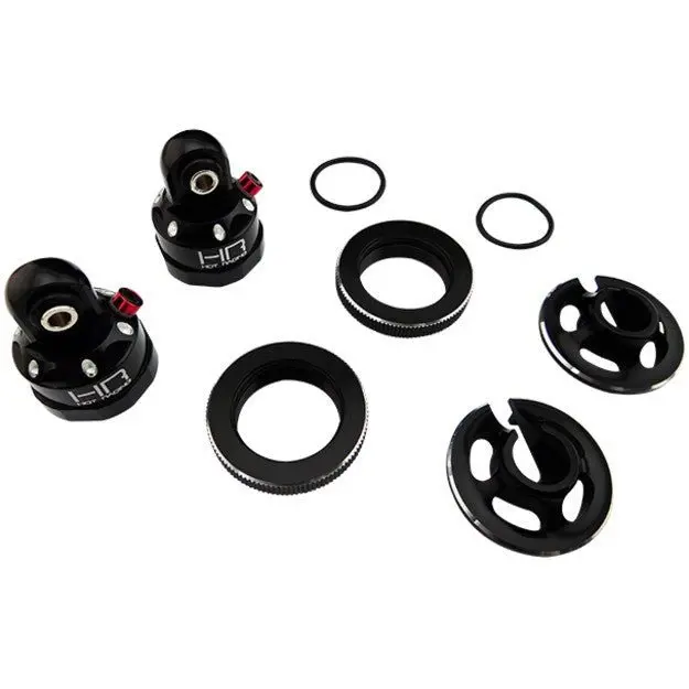 Hot Racing - Aluminum Bleeder Shock Caps W/ Spring Retainer, For Traxxas X-Maxx 1