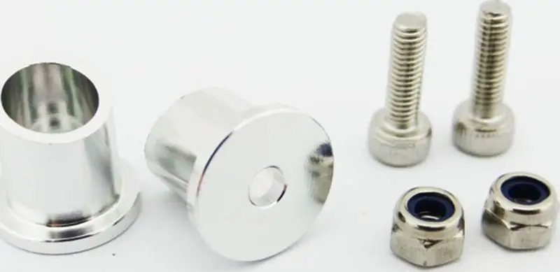 Hot Racing - Aluminum Dummy Exhaust Pipes, For Traxxas M41 & Spartan 1