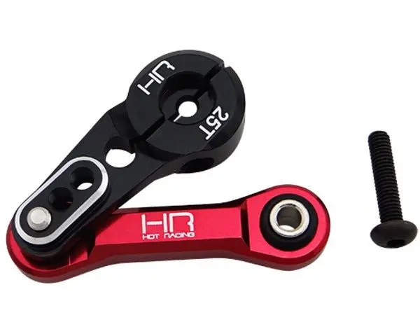 Hot Racing - Aluminum Fixed Steering Link, 25 Tooth, Servo Arm (Arrma) 1