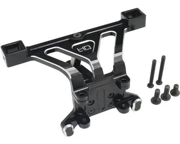 Hot Racing - Aluminum Front Body Mount, For Traxxas E-Revo 2 (Black) 1