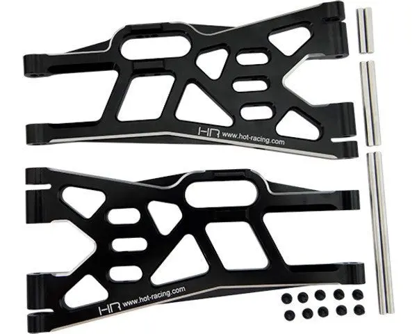 Hot Racing - Aluminum Front Lower Arm Set Black, For Traxxas X Maxx 1