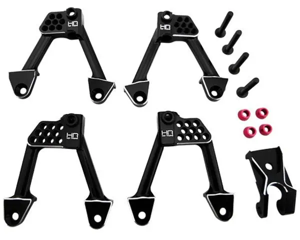 Hot Racing - Aluminum Front & Rear Adjustable Shock Towers, For Axial Scx2 1