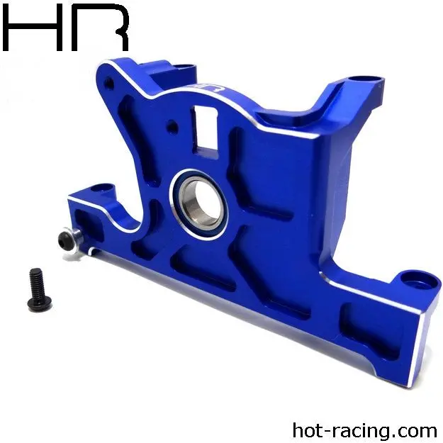 Hot Racing - Aluminum Heavy Duty Bearing Motor Mount, Lcg 1