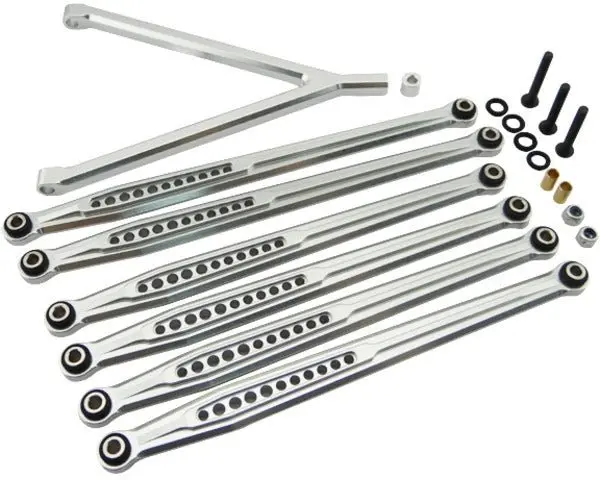 Hot Racing - Aluminum Link Set For 12.3" (313Mm) Wheelbase Axial Scx10 Vehicles 1