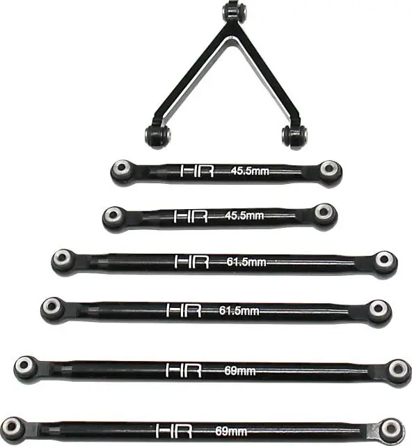 Hot Racing - Aluminum Link Set For 5.25" (133.5Mm) Wheelbase, For Axial Scx24 1