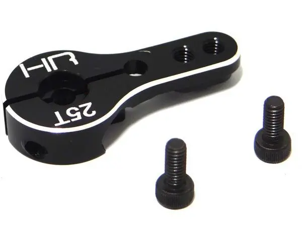 Hot Racing - Aluminum Lock Servo Arm, 2 Hole, M3 Mount, 25 Tooth 1