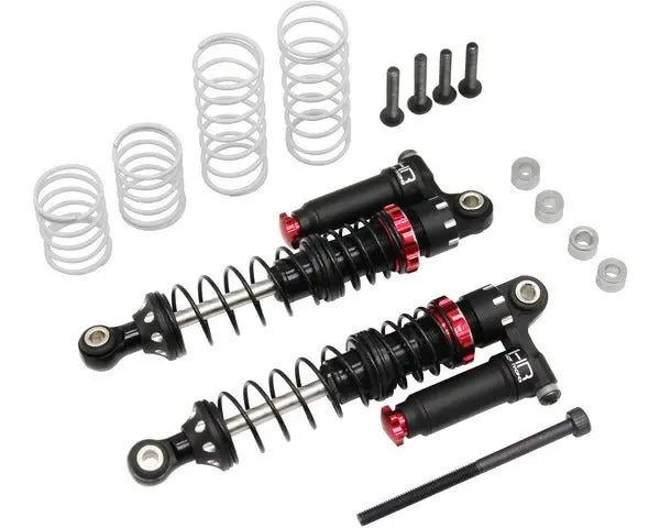 Hot Racing - Aluminum Piggyback Shocks,  Adjustable, 80Mm 1