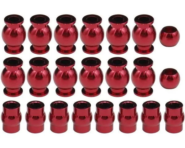 Hot Racing - Aluminum Pivot Ball Set, For Arrma 1/10 4X4 (22Pcs) 1