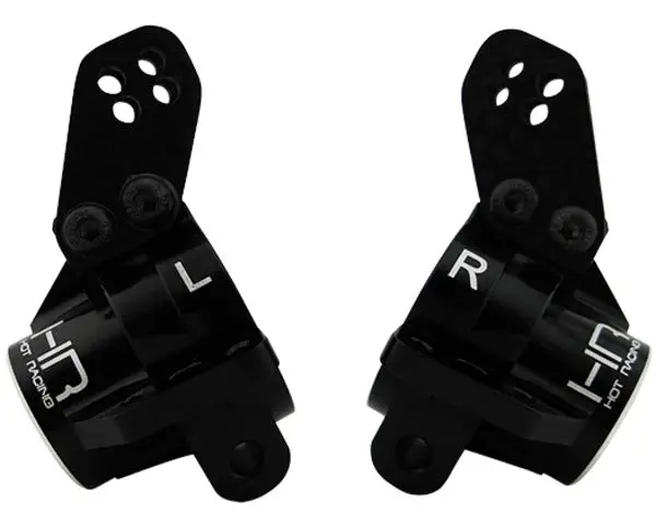 Hot Racing - Aluminum Rear Axle Carriers W/ Bearings, Black, For Arrma Kraton Outcast 1