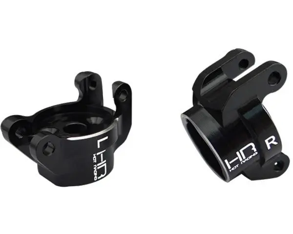 Hot Racing - Aluminum Rear Axle Portal Mount, Black, For Traxxas Trx4 1