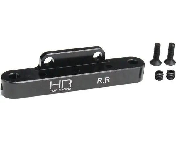 Hot Racing - Aluminum Rear Lower Rear Suspension Arm Mount, For Arrma 1/8 1