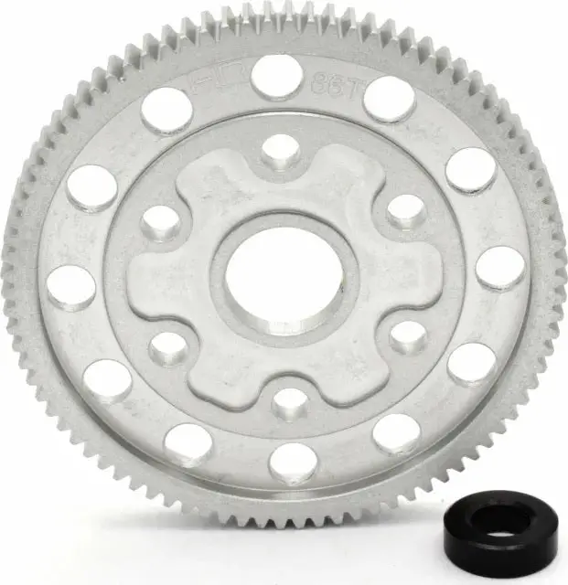 Hot Racing - Aluminum Spur Gear, For Axial Wraith/Scx10/Ax10, (86 Tooth, 48 Pitch) 1