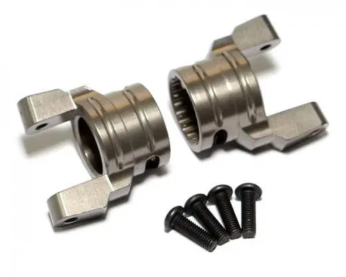 Hot Racing - Aluminum Steering Knuckle Carrier (Caster Block, C-Hub) Set, Axial Yeti Xl 1