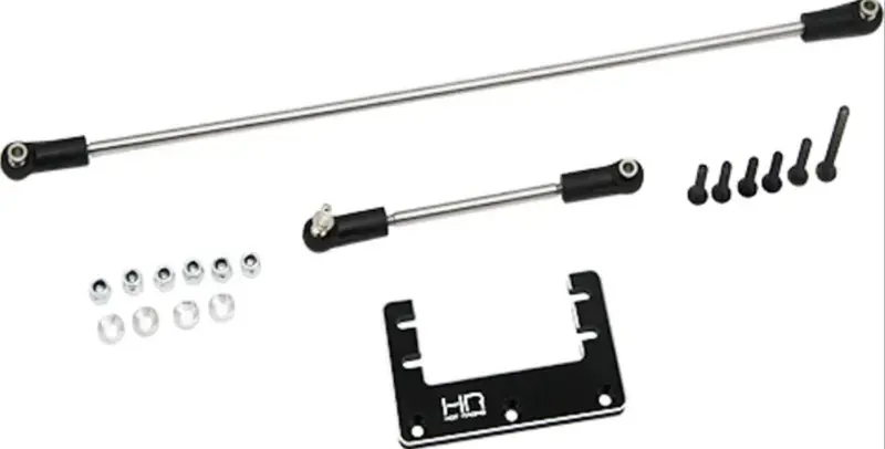 Hot Racing - Aluminum Steering Servo Mount And Ss Rods Kyosho Fo-Xx Mad Force 1
