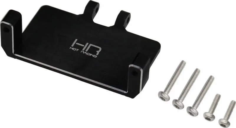 Hot Racing - Aluminum Steering Servo Mount For  Emax  Servo,  Scx10 24 1