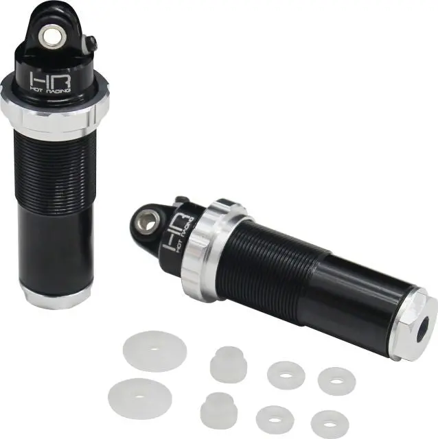 Hot Racing - Aluminum Threaded Front Bleeder Shock Bodies, For 1/10 Arrma 4X4 Mega And 3S Blx 1