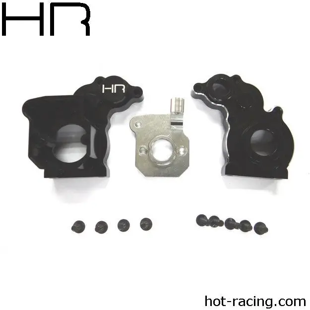 Hot Racing - Black Aluminum Center Gear Case For Axial Wraith 1