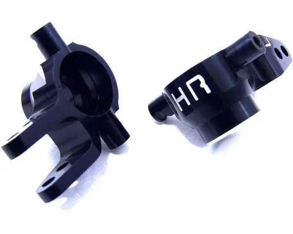 Hot Racing - Black Aluminum Front Knuckles (Pair), For Traxxas Slash 4X4 1