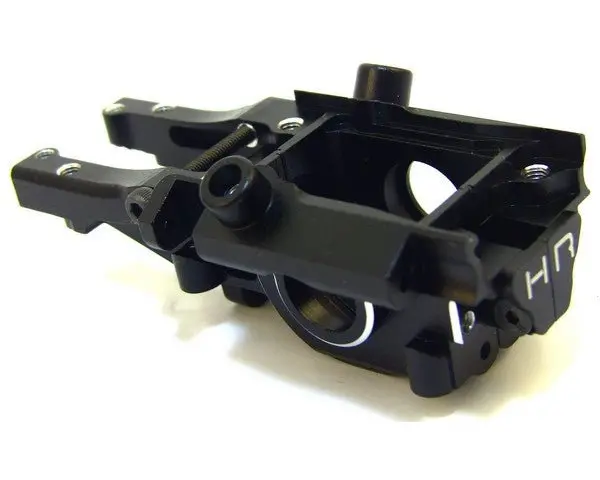 Hot Racing - Black Aluminum Secure Lock Rear Bulkheads For 1/16 Scale Traxxas E-Revo, Summit, Slash Vxl, An 1