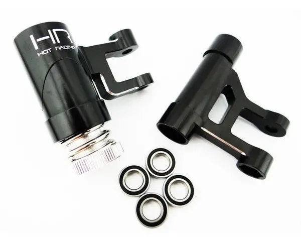 Hot Racing - Black Aluminum Steering Bellcrank, For Losi 1/5 Desert Buggy Xl 1