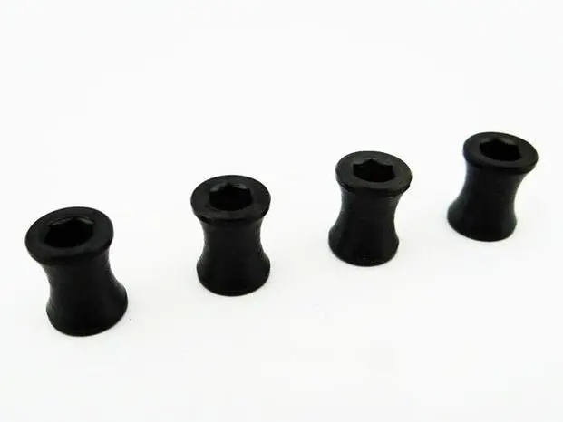 Hot Racing - Black Steel M4 Wheel Barrel Nut Fastener 1
