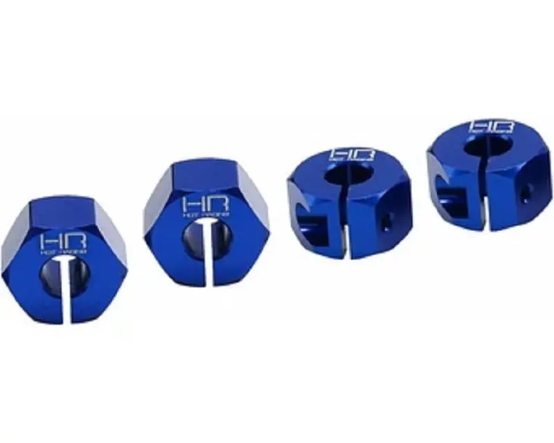 Hot Racing - Blue Aluminum 12Mm Wheel Hex, For Mini Maxx 2