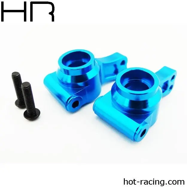 Hot Racing - Blue Aluminum Rear Knuckles Hub Ecx 1