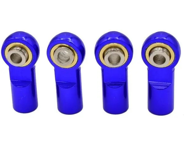 Hot Racing - Blue Push Rod Ends, For Traxxas Revo, 7075 Aluminum (4Pcs) 1