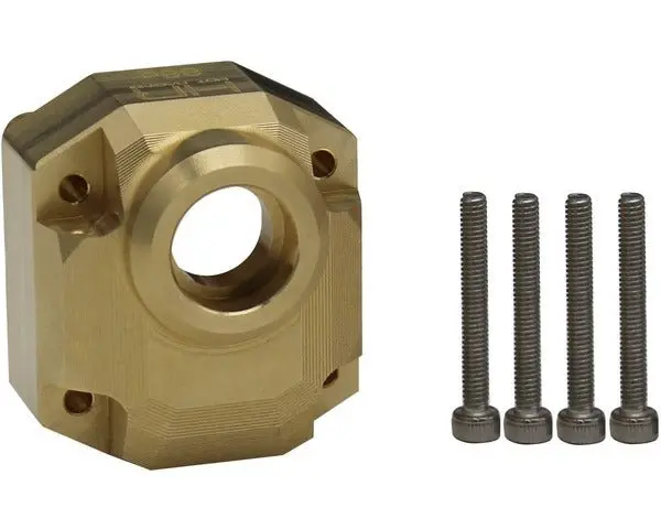 Hot Racing - Brass 88G Currie F9 Portal Axle 3Rd Member, For Axial Utb 1