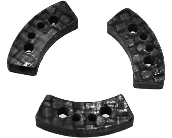 Hot Racing - Carbon Fiber Long Slipper Clutch Pads (3Pcs), For Traxxas Vehicles 1