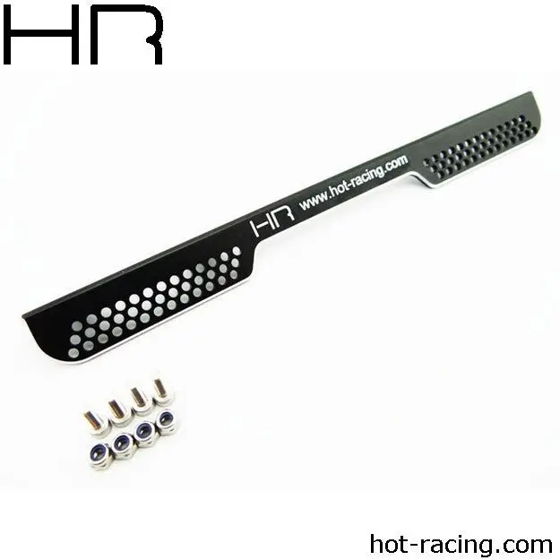 Hot Racing - Cnc Rear Splash Guard (Black) For Traxxas Spartan 1