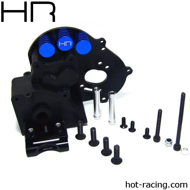 Hot Racing - Composite Gear Case With Aluminum Motor Plate 1