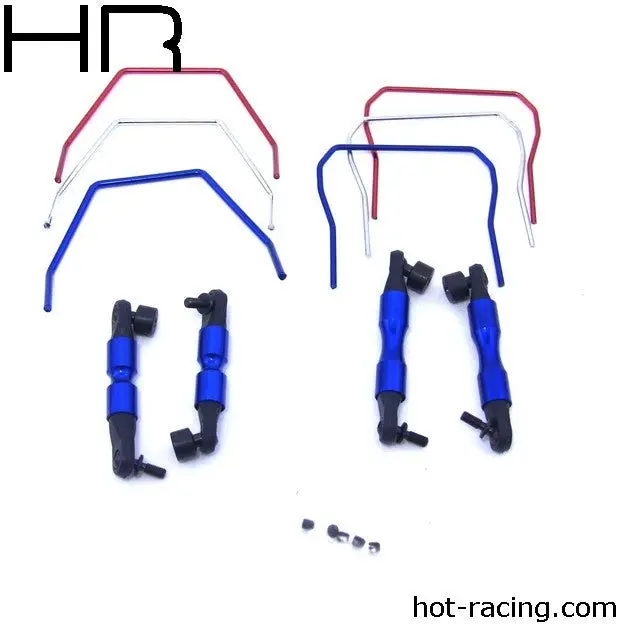 Hot Racing - Front & Rear Sway Bar 4Wd Slash Rally 1