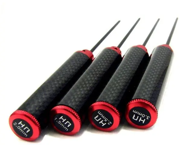 Hot Racing - Graphite Hex Tools, 1.5/2.0/ 2.5/3.0Mm 1