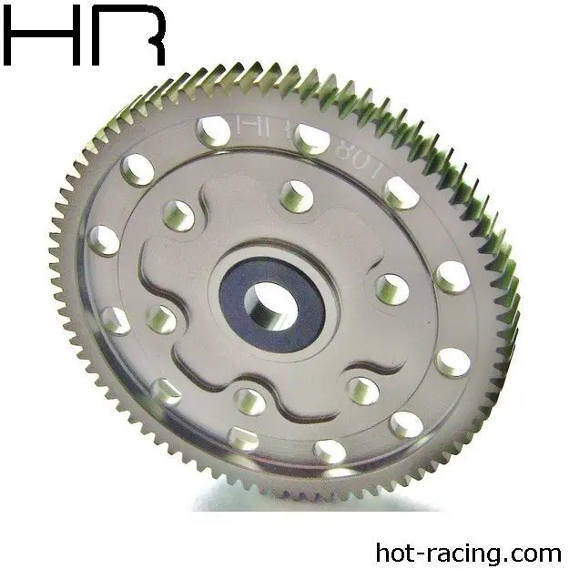 Hot Racing - Hard Anodized 80 Tooth Aluminum Spur Gear 1