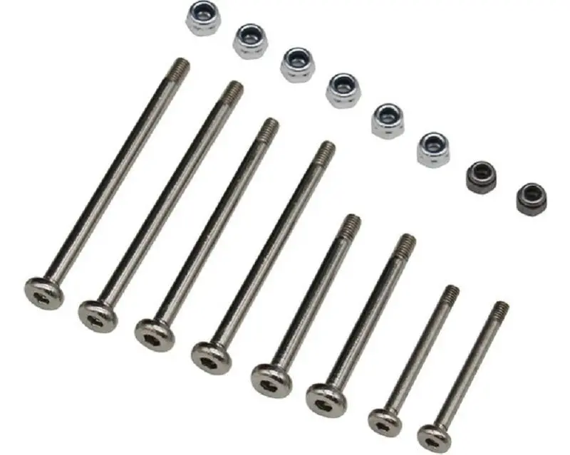 Hot Racing - Hardened Chrome Plated Steel Hinge-Pin, For Slash / Rustler 1