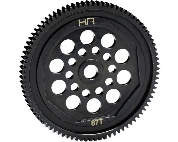 Hot Racing - Hardened Steel Spur Gear, 87 Tooth / 48 Pitch, For Associated T4/B4/Enduro 1
