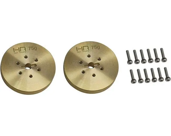 Hot Racing - Heavy Brass Wheel Hub, W/ Pin Drive, 75G, For Associated Enduro 1
