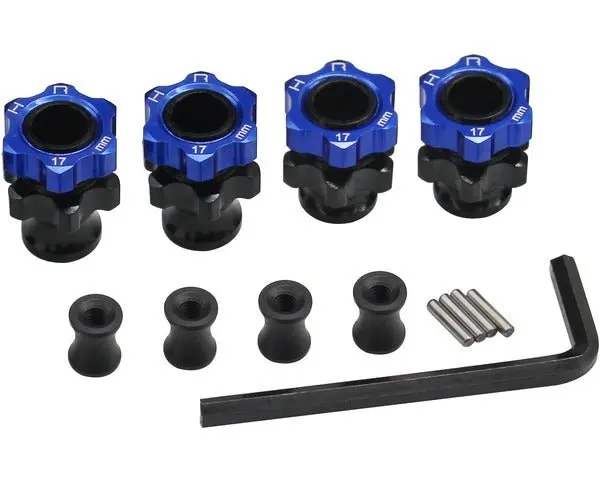 Hot Racing - Lightweight 17Mm Aluminum Hubs, Front, +3Mm, For Slash 2Wd 1