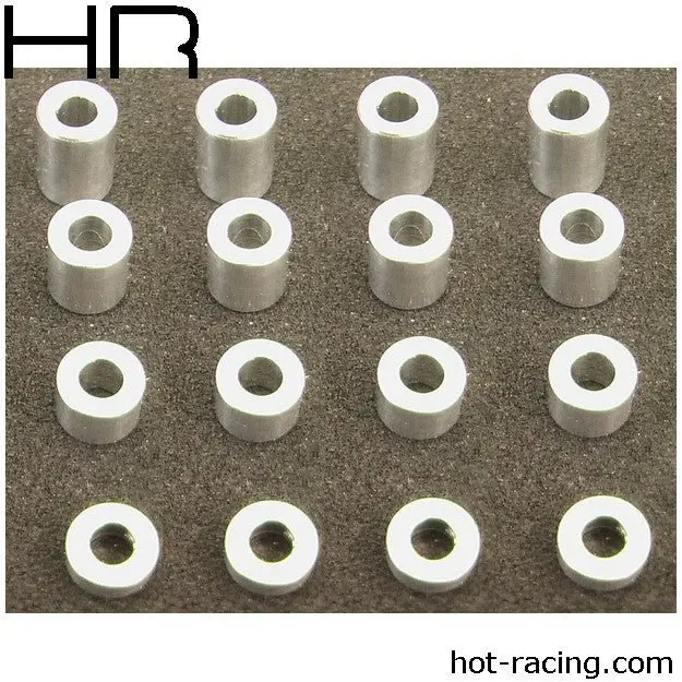 Hot Racing - M3 Medium Aluminum Standoff Spacer (16) 1