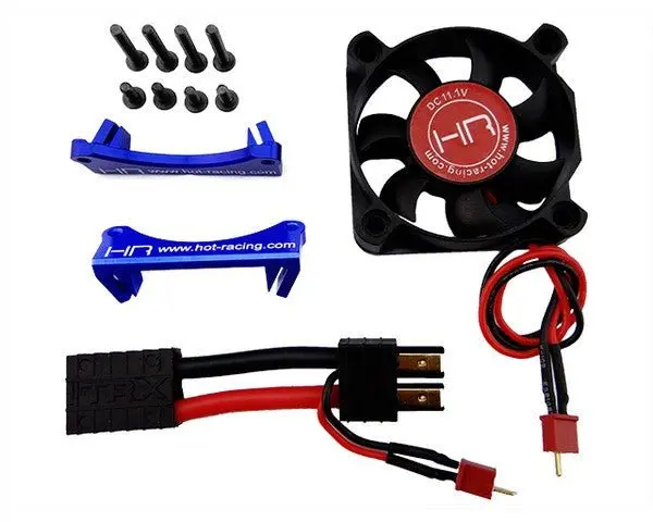 Hot Racing - Monster Blower Motor Heat Sink Fan With Mount, For Traxxas X-Maxx 1