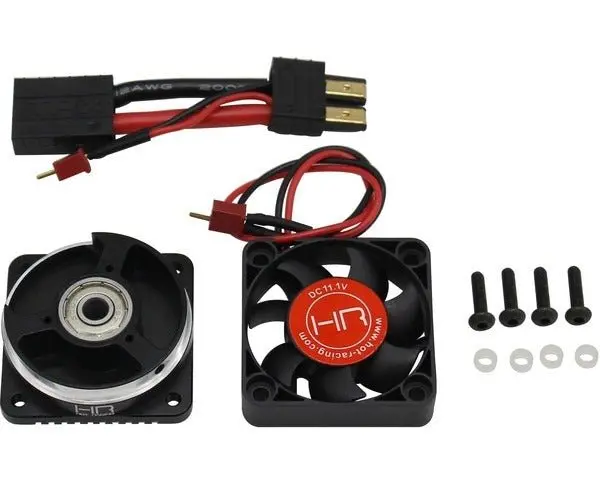 Hot Racing - Motor Sinksink Bearing End Cap, W/ Blower Fan, For Traxxas Ultimate Desert Racer 1
