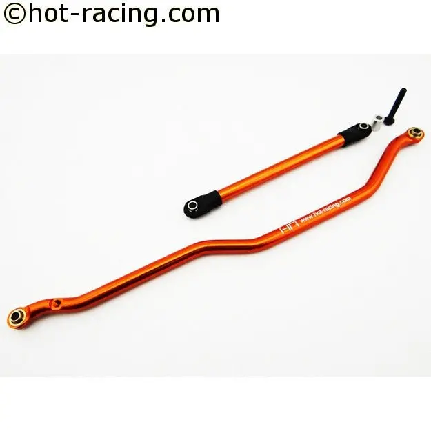 Hot Racing - Orange Aluminum Fixed Link Steering Rod, Axial Wraith, Ridgecrest, Deadbolt 1