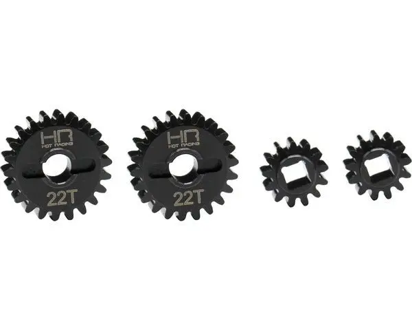 Hot Racing - Over Drive Portal Machined Gear Set, 13-22T, For Axial Capra Utb 1