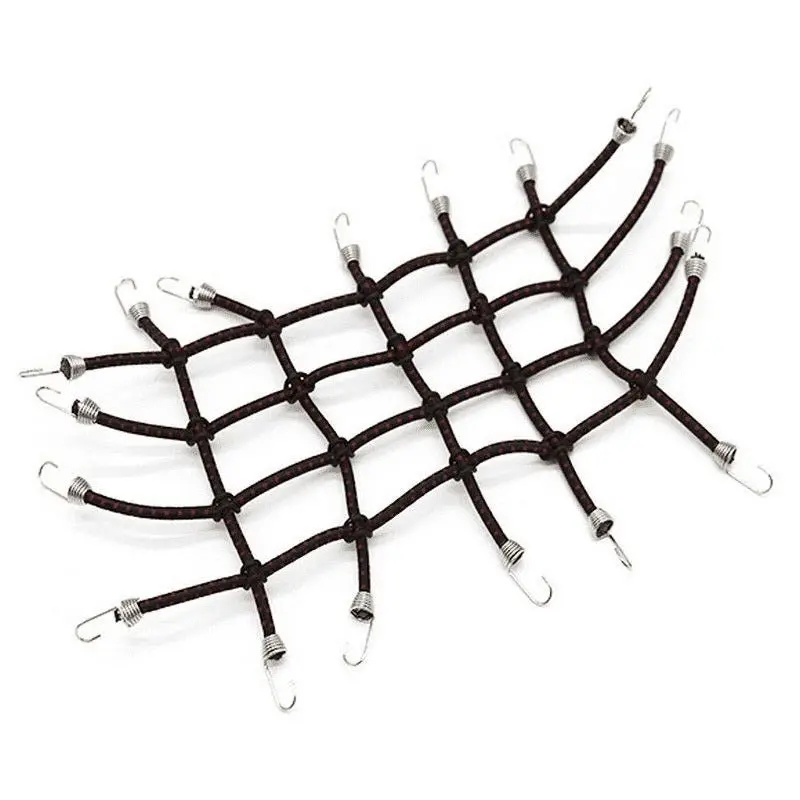 Hot Racing - Rc 1/10 Scale Cargo Net Kit, Black And Red 1